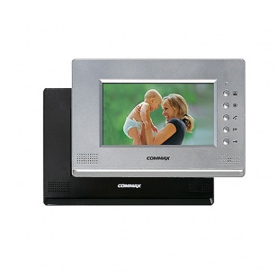 Commax CDV-71AM/VIZIT (Черный) Монитор цветного видеодомофона, 7'', 4 канала, громкая связь, память 128 кадров, адаптирован к VIZIT