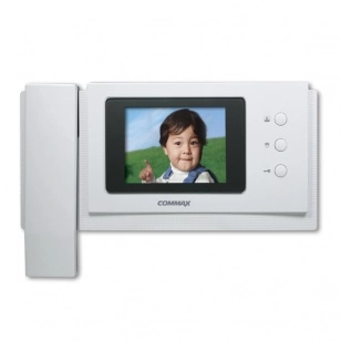 COMMAX CDV - 40NM (Белый) Монитор цветного видеодомофона, 4.0&quot;, TFT LCD, PAL/NTSC, возможно подключение 2 - х вызывных блоков, 2 - х мониторов и 2 - х трубок DP - 4VHP, вызов и связь трубка 