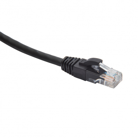 RJ45-RJ45 U/UTP Cat.5e LSZH нг(А)-HF (DR-181917), Патч-корд (коммутационный шнур) 7м, черный