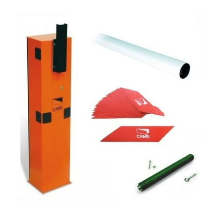 CAME "COMBO Classico GARD 3750_DX KIT1" Крмплект (проезд до 4м, 2-6сек, интенс. 100%), в составе: тумба 001G3750_DX, стрела 001G0402, наклейки 001G0461, пружина 119G4844RM