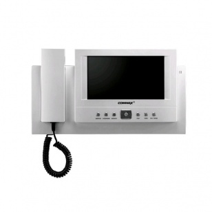 Commax CDV-71BE (Перламутр) Монитор цветного видеодомофона, на 4 ВУ, подключение дополнительной аудиотрубки DP-4VHP, NTSC/PAL, память 128 кадров