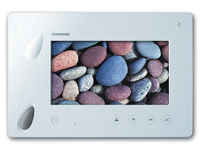 Commax CDV-70P/XL (Белый) Монитор цветного видеодомофона, 7&amp;quot;, без трубки (HANDS FREE), на 3 ВУ + камера, NTSC/PAL, AC 110-240В