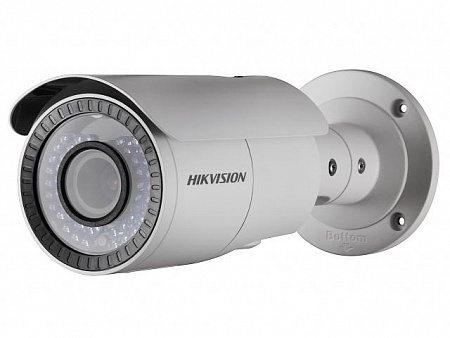Hikvision DS-2CE16D1T-AIR3Z 2Мп уличная цилиндрическая HD-TVI камера с ИК-подсветкой до 40м2Мп CMOS матрица; моторизованный вариообъектив 2.8-12мм@F1.4; угол обзора: 114.5° - 35.1°; механический ИК-фильтр; 0.01 Лк@F1.2; Smart ИК; DNR; Видеовыход: HD-TVI;