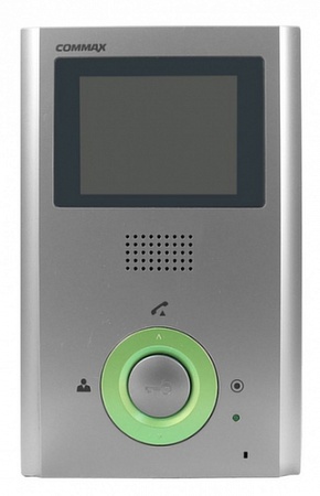 Commax CDV-35H/XL (Серый) Монитор цветного видеодомофона, дополнительно вызов аудио/видео (при наличии камеры) от цифрового подъездного домофона + 3-х вызывных блоков и 1-й камера наблюдения, AC 110-240В