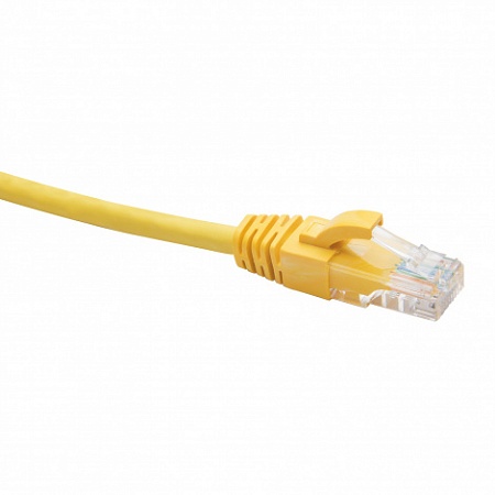 DATAREX RJ45-RJ45 U/UTP Cat.5e LSZH нг(А)-HF (DR-181407) Патч-корд (коммутационный шнур) 1м, желтый