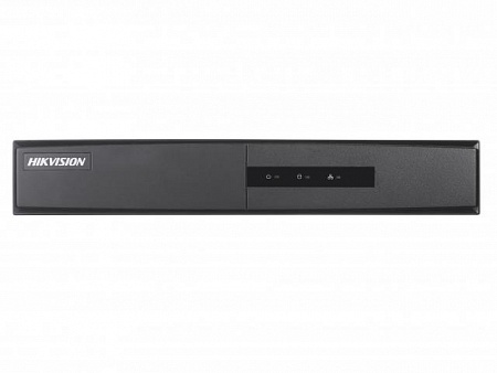 Hikvision DS-7204HGHI-SH 4 канала TVI 720P REAL TIME и 4 аудио, 1 канал IP (до 2Мп) по умолчанию, максимально 5 каналов IP, H.264. Вых.видео: 1 HDMI / VGA вывод: 1920 ? 1080,1280 ? 1024, 1280 ? 720, 1024 ? 768. Аудиовход:4 RCA. Аудиовыход: 1RCA. Формат а