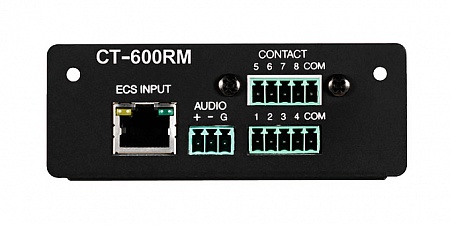 Inter-M CT-600ECS Интерфейсный модуль для FTA-108S, &quot;сухие&quot;контакты, RS-485 (серия 6000)