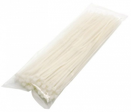 Cieffeplast Хомут-стяжка nylon 290х4.8мм, белый, в упак. 100шт, Cieffeplast