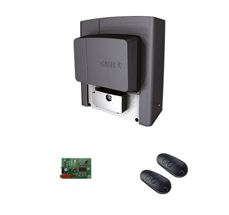 CAME "BX608 KIT" Комплект автоматики для откатных ворот до 800кг, интенс. 30%, в составе: привод BX608AGS (801MS-0050), приемник 001AF43S, брелок TOP44FGN (806TS-0310) (2шт)